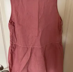 Pink Linen Dress In Size Small thumbnail 3
