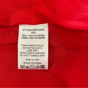 ASTR Devika Sequin Mini Dress Red Size Small Backless Colorful Party Holiday thumbnail 8