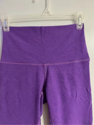 Lululemon Athletica Purple High Waisted Leggings Size 6 thumbnail 5