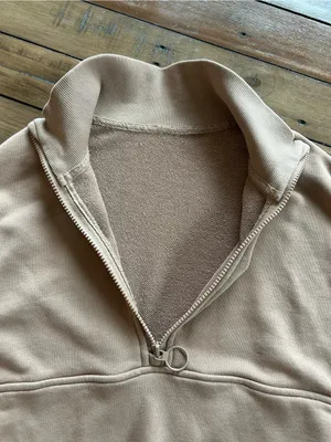 Vuori Sedona Half Zip Fleece Sweatshirt Brown XS thumbnail 9