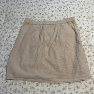 Abercrombie & Fitch Tan Mini Skirt thumbnail 4