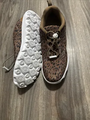 Propet Leopard Print Slip-On Athletic Shoes in Brown/Tan thumbnail 7