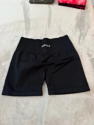 Aurola gym shorts Black thumbnail 2
