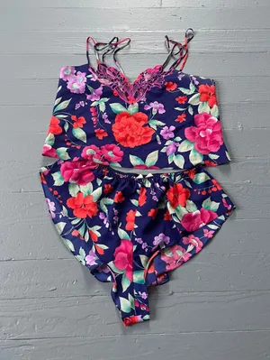 Victoria’s Secret Floral Pajama Set thumbnail 1