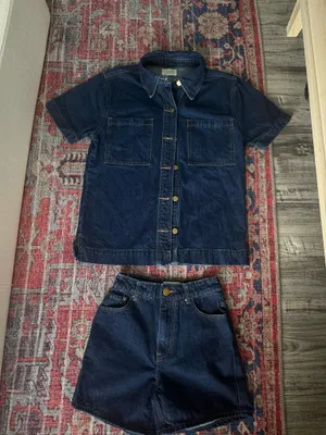 dissh two piece denim set thumbnail 2