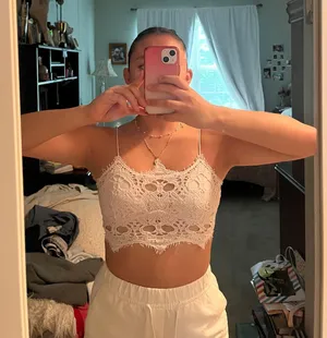 Free People FP One Athena Bralette Pink Nectar thumbnail 2