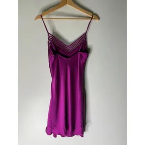 Victoria's‎ secret vintage 2001 silk slip dress magenta Fushia size small thumbnail 3