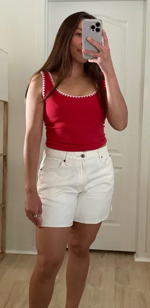 Abercrombie Curve Love Loose Shorts thumbnail 1