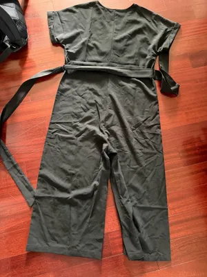 Black jumpsuit with buttons thumbnail 2