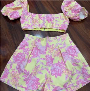 White fox yellow and pink set WORN ONCE size small thumbnail 2