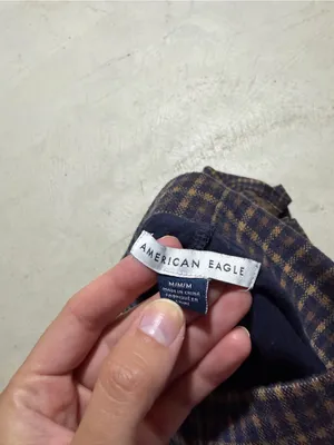 American Eagle Plaid Pleated Mini skort medium thumbnail 10