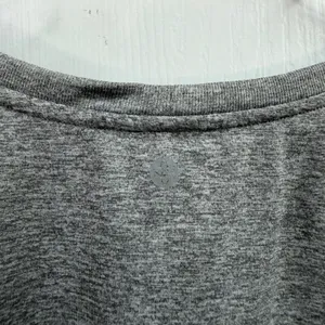 Harmony Balance gray scoop neck cropped short sleeve active‎ athletic shirt top thumbnail 4