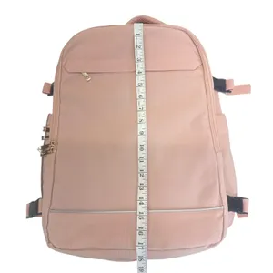 Large Pink Travel Backpack Carry On Weekender Bag w/ 2 Packing Cubes NWOT thumbnail 5