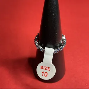 Bomb Party RBP5949 “Love on the Weekend” LC Spinel on Rhodium Size 10 Ring NWT thumbnail 3