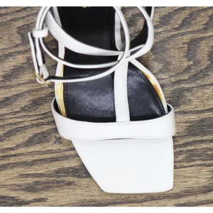 Guess Womens Bacio Wedge Dress Sandals GWBACIO3 White 8M thumbnail 7