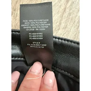 Aritzia Wilfred The Melina Pant Black Vegan Leather Size 6 Tall thumbnail 10