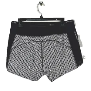 Lululemon Real Quick Running Shorts Monochromic Black Size 10 Lined thumbnail 4