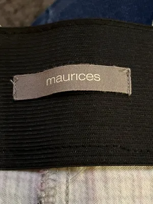 Maurices Houndstooth Pull On Ankle Pants Womens XXL Plaid Career Stretch Used thumbnail 7