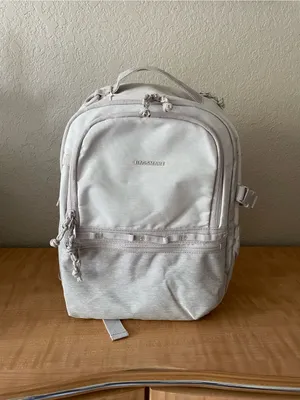 Bagsmart 2 in 1 Small Camera Backpack for DSLR Photography Traveling Trip Beige thumbnail 2