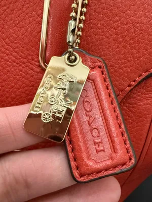 COACH 25169 Madison Madeline Orange Pebbled Leather East/West Satchel Crossbody thumbnail 15