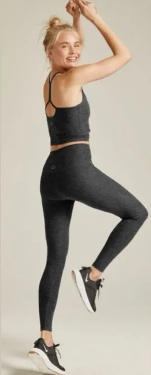 Beyond Yoga Spacedye Leggings charcoal grey size medium yoga Pilates workout thumbnail 1