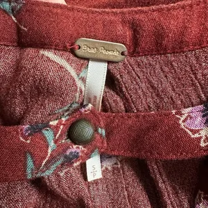 Free People Rust Red Swing Top Dress Festival Choker Boho Babydoll Summer Fall thumbnail 4