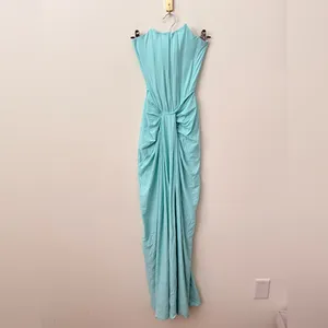 Deme By Gabriella X Revolve Pearl Gown Long Dress Size S flaw thumbnail 4