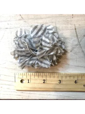 Anthropologie Set of 2 EUC Women's Boho Hair Clip/Broach/Pin Navy and Gray thumbnail 4