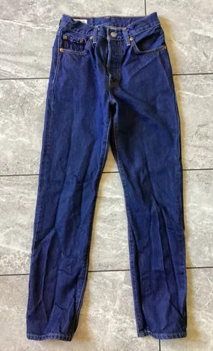 Levis Premium 501 Original Fit Dark Wash Straight Leg Jeans 12501-0378 W25 L30 thumbnail 1