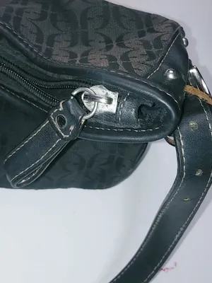 Fossil Black Logo Shoulder Handbag thumbnail 6