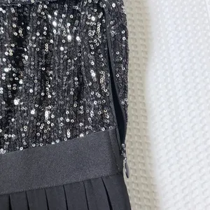 Little Mistress London Dress Women Size US 2 Black Sequin Pleated Midaxi Formal thumbnail 11