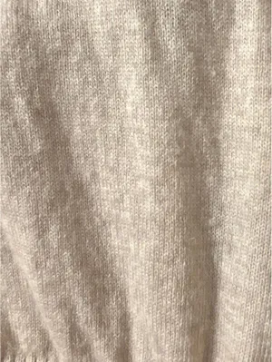 Intermix Women's minimalist preppy sweater, size medium, Cozy Cashmere Wool thumbnail 7