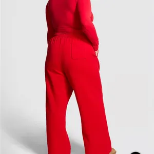 Victoria's Secret matching sweat set in red💋 thumbnail 5