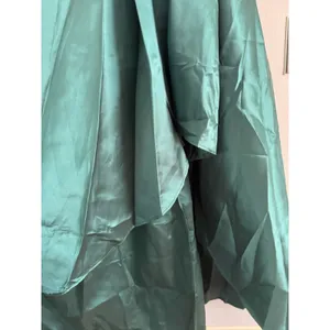 NWT Lulus Broadway Show Emerald Green High Low Satin Gown Size Small thumbnail 6