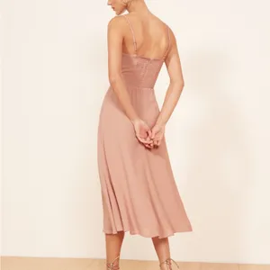 REFORMATION Rosehip‎ Midi Dress size 8 Petite thumbnail 3