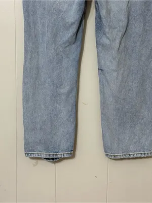 Avec Les Filles Distressed High Rise Jeans Light Wash Size 30 thumbnail 9