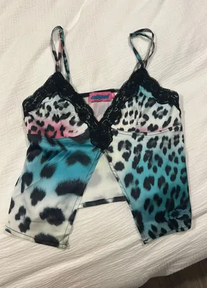 Cheetah Edikted Top Print thumbnail 1