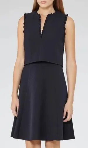 Reiss Braida Frill Sleeve Dress thumbnail 1