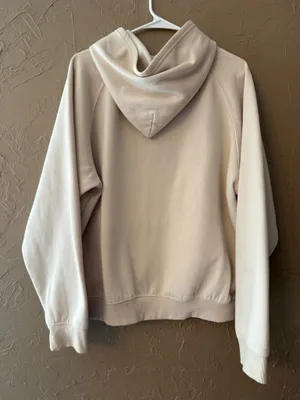 Tan hoodie Size L thumbnail 3