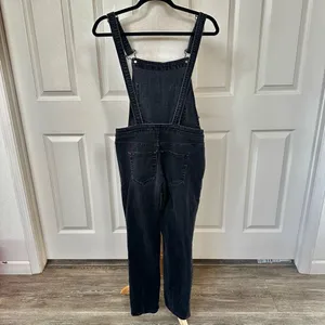 BDG washed black denim overalls thumbnail 3