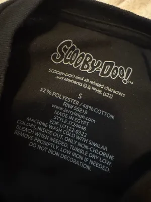 Rockin with Scooby doo tshirt Black thumbnail 6