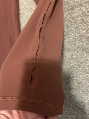Lululemon Unlimit high‎ rise crop 23” keyhole in ancient copper 4 thumbnail 8