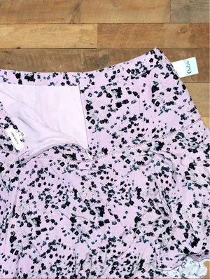 Aritzia Sunday Best Women’s Size 6 Clover Purple Zelda Mini Skirt • Floral Lined thumbnail 8