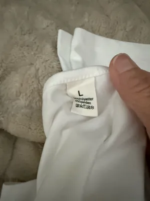 Long sleeve crop top size large White thumbnail 3