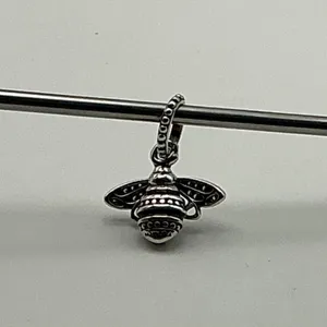 Pandora 398840C01 Sparkling Queen Bee Pendant Sterling Silver CZ Retired thumbnail 2