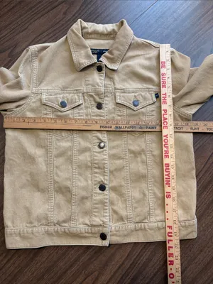 Abercrombie & Fitch Medium Tan Corduroy Jean Jacket thumbnail 4