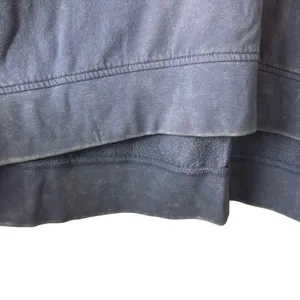 Free Press Distressed Blue Hooded Sweatshirt Size Medium thumbnail 4