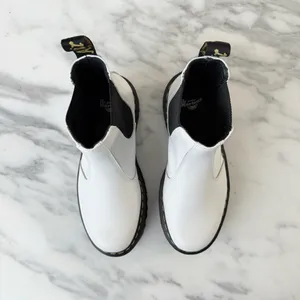 Dr Martens 2976 Quad Smooth Leather Platform Chelsea Boots • Sz W9/M8 thumbnail 7