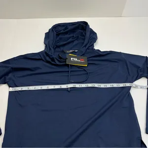 RLX Ralph Lauren Lux Carbon Spring Navy Heather Womens Golf Hoodie Size XS‎ NEW thumbnail 11