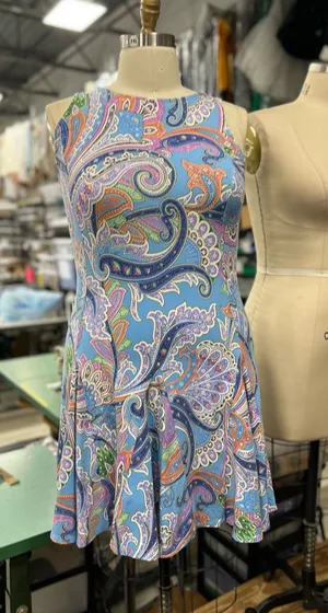 Lauren Ralph Lauren Paisley Dress XL thumbnail 1